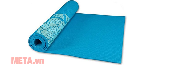Thảm tập Yoga PVC hoa văn LS3231C màu xanh