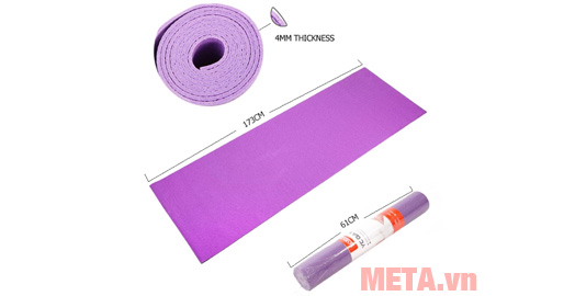 Thảm Yoga TPE LS3237 màu tím