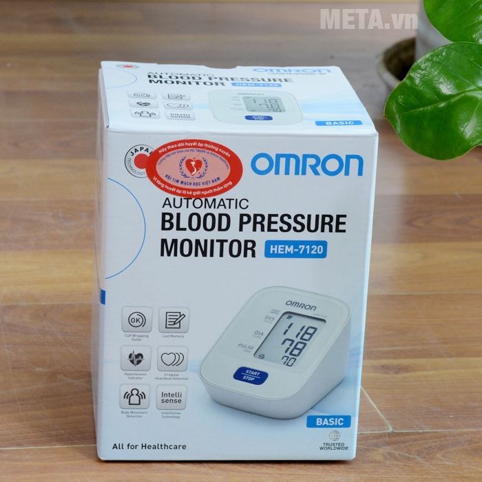Hộp đựng máy đo huyết áp bắp tay Omron 