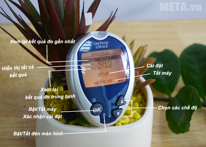 Máy đo đường huyết OneTouch Ultra 2 (Ultra Plus Flex)