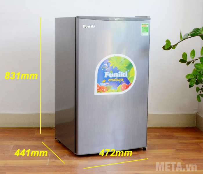 Kích thước tủ lạnh mini Funiki