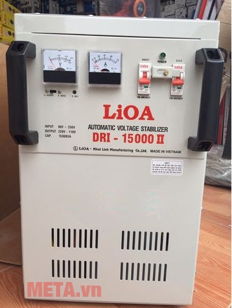 Ổn áp 1 pha Lioa 15KVA DRI 15000II (Dải điện áp đầu vào 90V - 250V)
