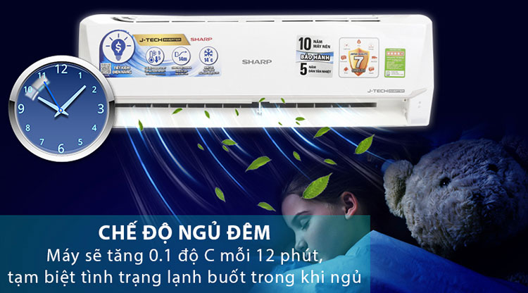 Chế độ ngủ đêm tiện lợi