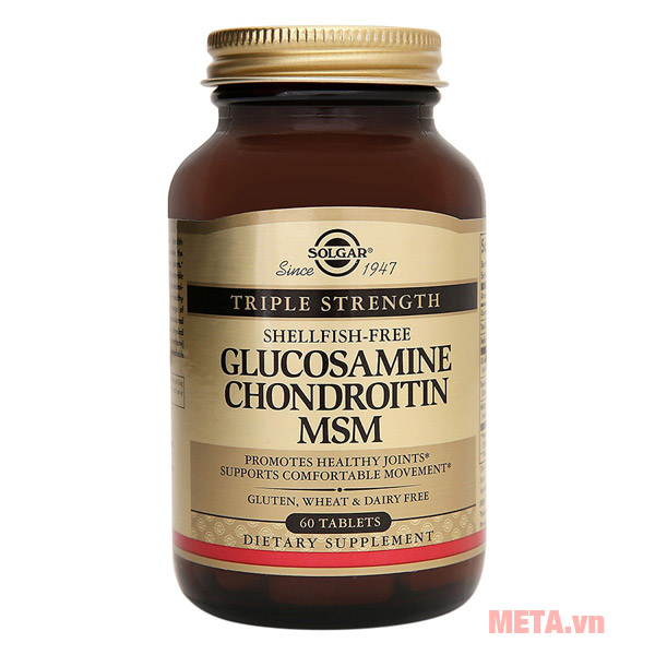 Glucosamine Chondroitin MSM Solgar (60 viên)