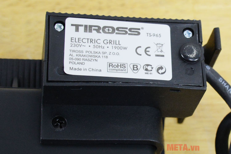 Kẹp nướng điện thịt đa năng Tiross TS-965