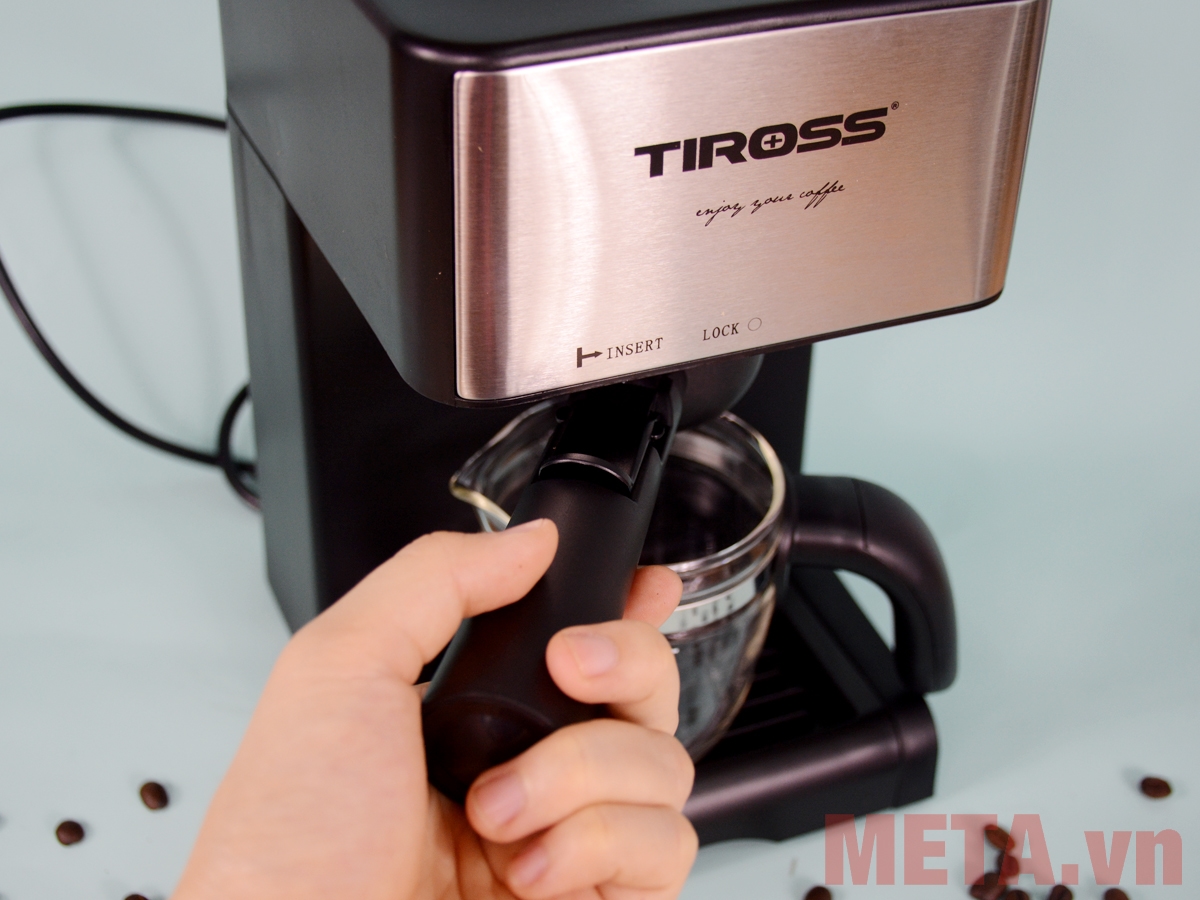 Tay cầm phin lọc cà phê máy pha cà phê Tiross TS621