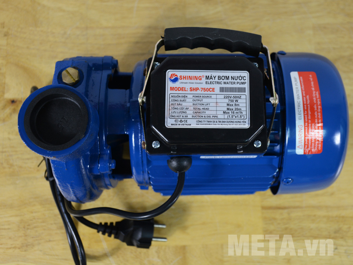 Máy bơm ly tâm Shining SHP-750CE hàng Việt Nam Máy bơm ly tâm Shining