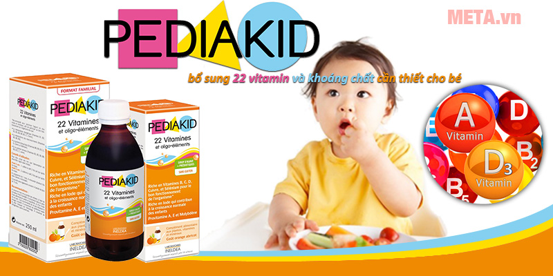 Pediakid 22 Vitamin Et Oligo Éléments