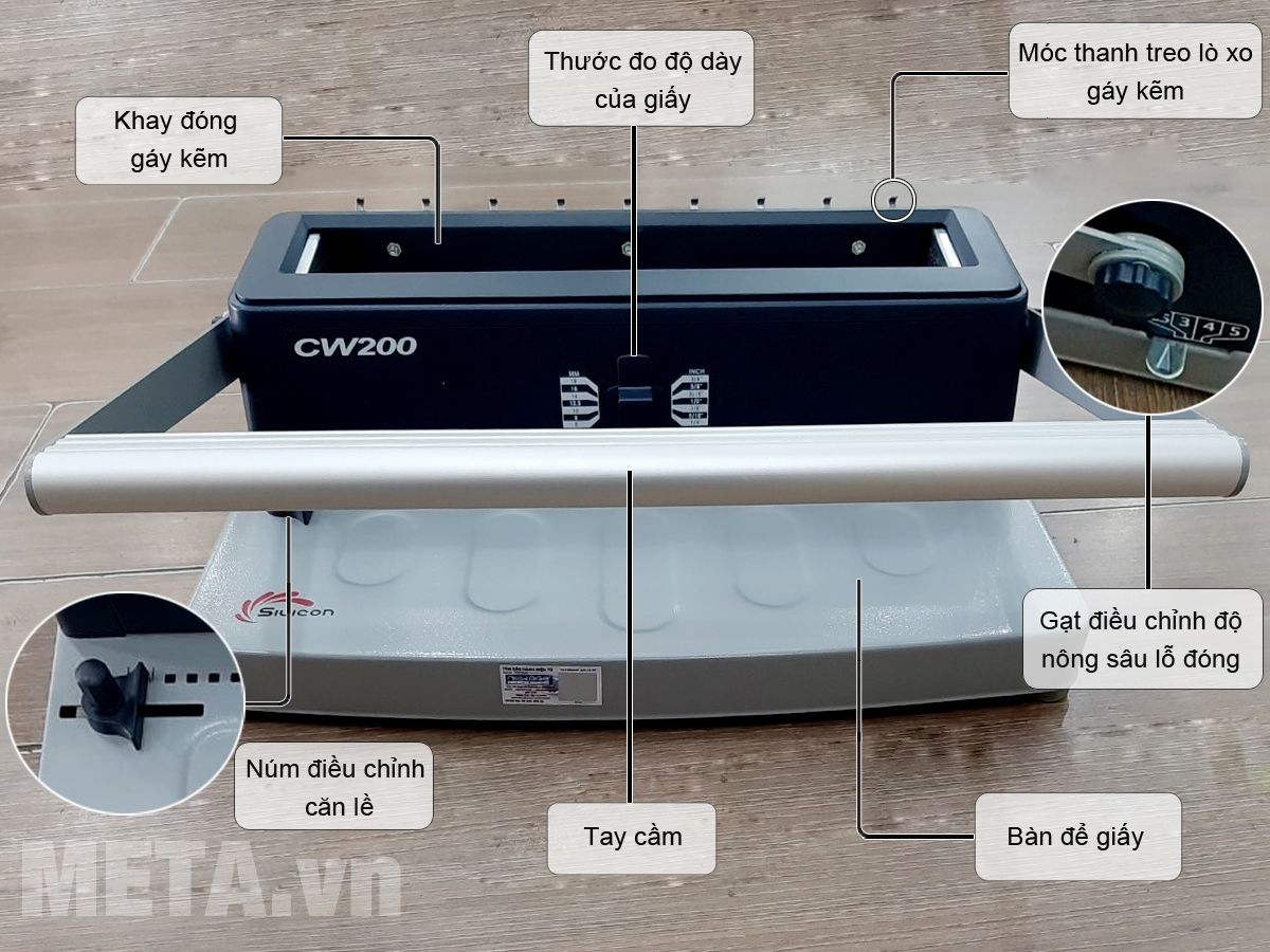 Máy đóng sách Silicon BM-CW200