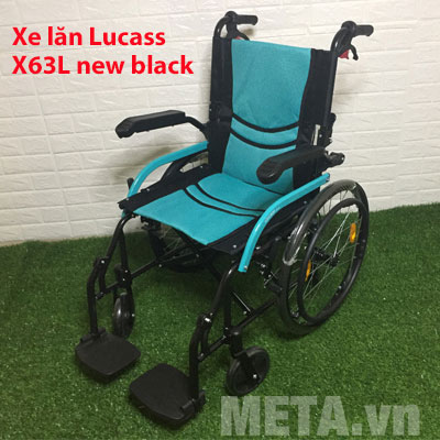 Xe lăn du lịch hợp kim nhôm siêu nhẹ Lucass X63 (X63L New)
