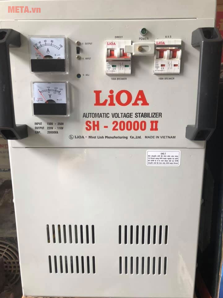 Ổn áp 1 pha Lioa 20KVA SH 20000II (Dải điện áp đầu vào 150V - 250V)
