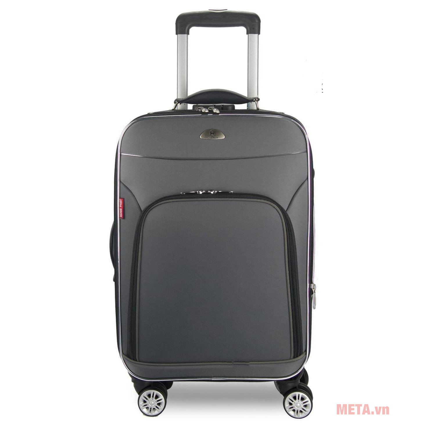 Vali 4 bánh xoay VLX015 24 inch màu ghi Vali kéo du lịch