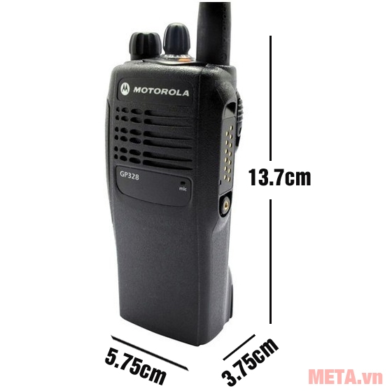 Kích thước bộ đàm Motorola GP328