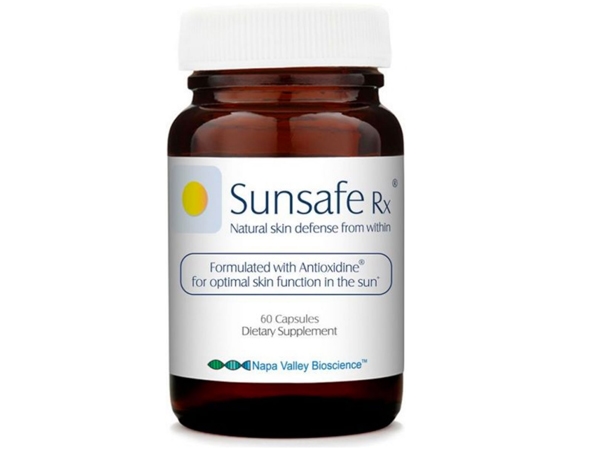 Viên uống chống nắng Sunsafe Rx đựng trong lọ thủy tinh nâu Viên uống chống nắng
