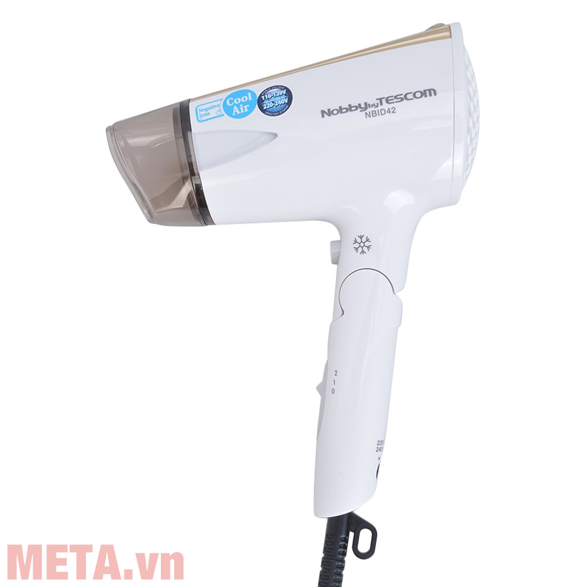 Máy bổ sung ion âm giúp giữ độ ẩm cho tóc Máy sấy tóc