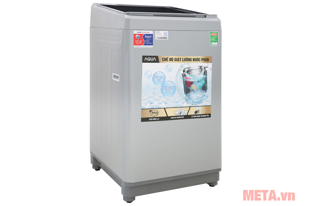 Máy giặt Aqua 9kg AQW-S90CT có khối lượng 9kg