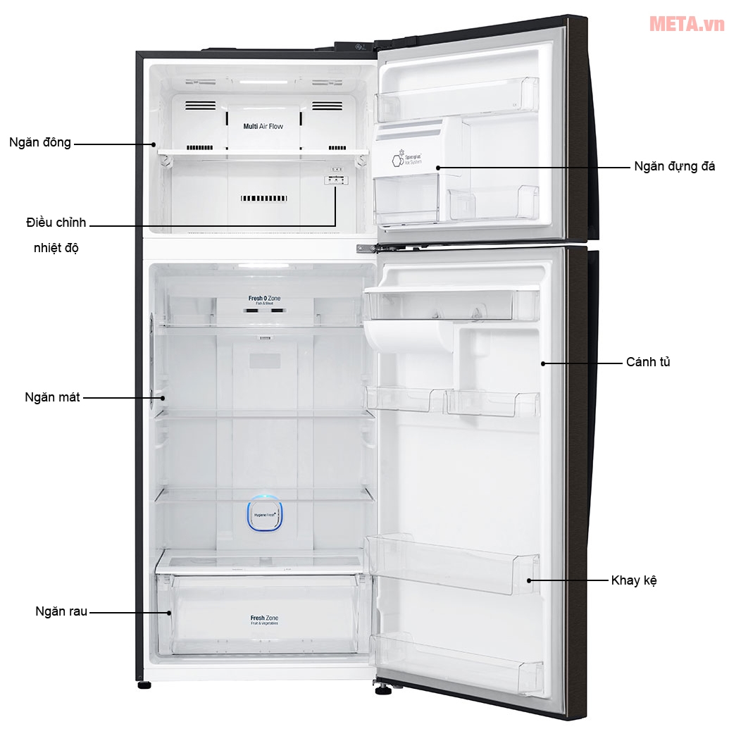 Tủ lạnh LG GN-D440BLA Inverter - 471 lít