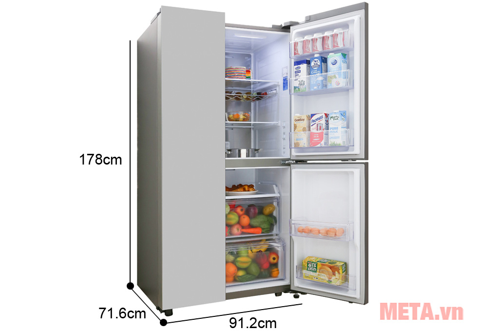 Kích thước của tủ lạnh