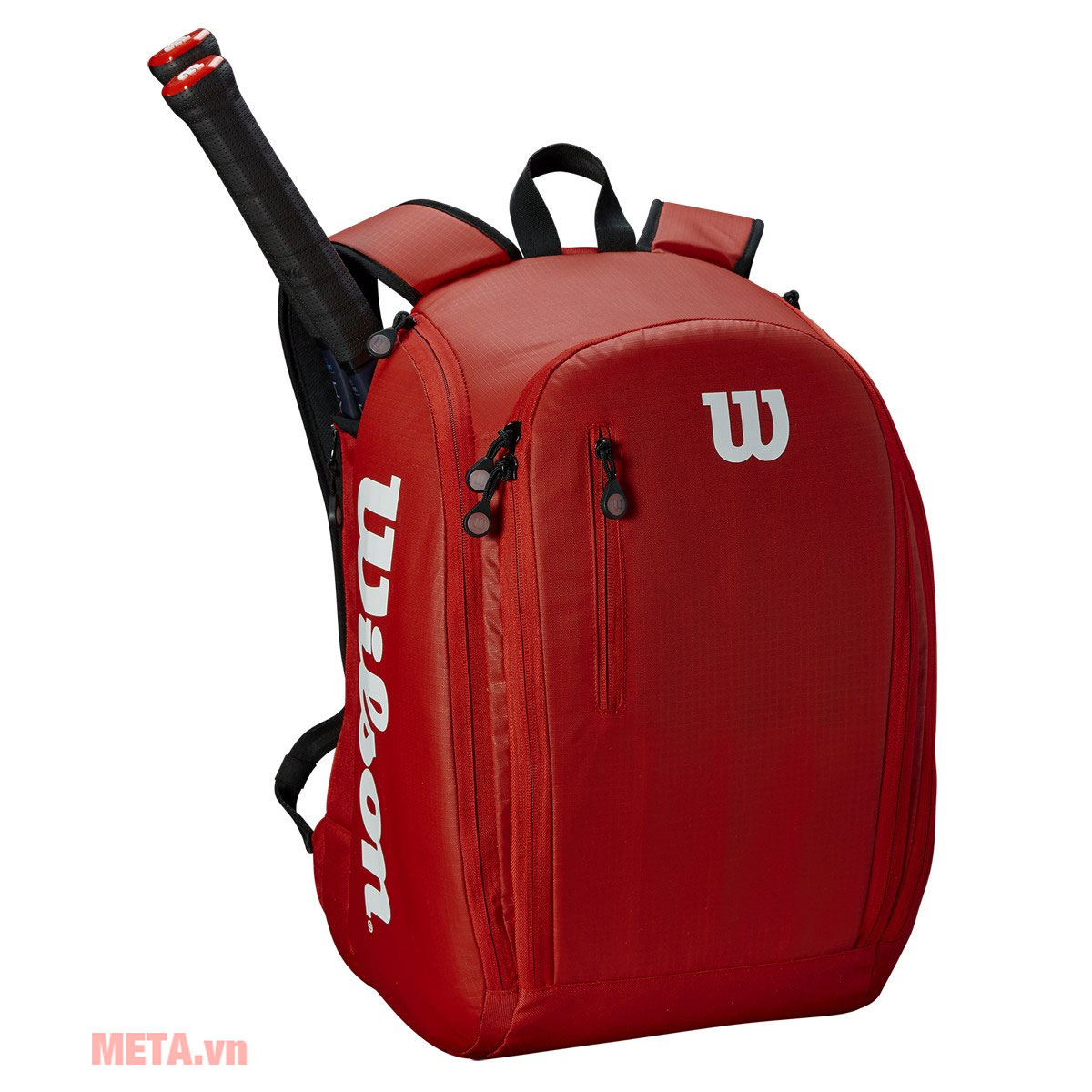 Sac De Tennis Wilson Tour Rouge, 2 Compartiments + 2 Poches, Excellent état