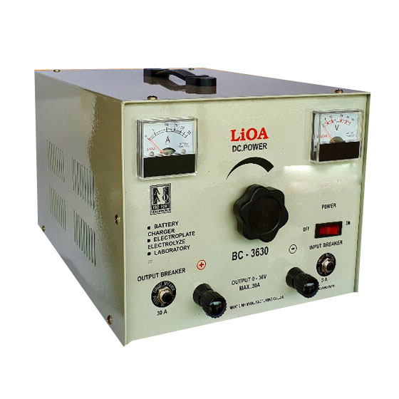 Máy nạp ắc quy LiOA BC3630 (0-36V, 30A)