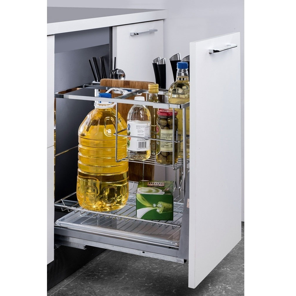 Giá tủ bếp đa năng Faster FS MF350S VIP (nan dẹt, inox 304)