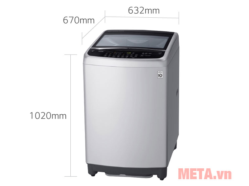Máy giặt lồng đứng LG Smart inverter 15.5kg T2555VS2M