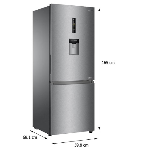 Kích thước tủ lạnh Aqua AQR-IW338EB (SW)