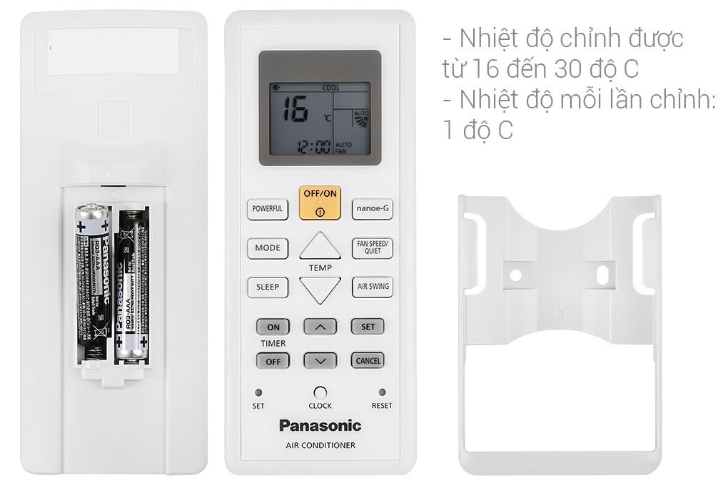 Điều khiển từ xa của máy lạnh 9.000BTU Panasonic CU/CS-N9WKH-8