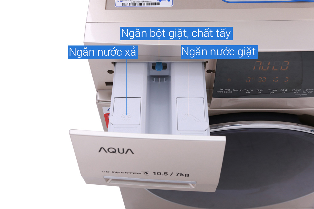 Máy giặt sấy Aqua AQD-DH1050C