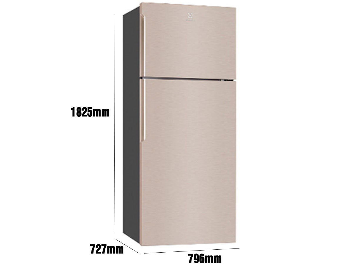 Kích thước tủ lạnh Electrolux ETE5720B-G