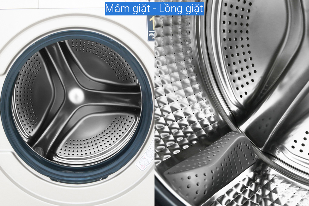 Máy giặt Aqua AQD-DD1050E.N có lồng giặt Pillow bảo vệ quần áo Máy giặt Aqua AQD-DD1050E.N