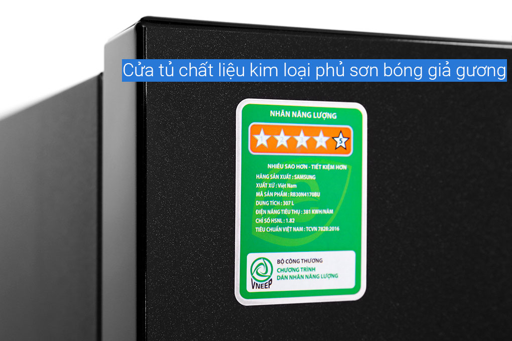 Cửa tủ lạnh bằng kim loại phủ sơn bóng