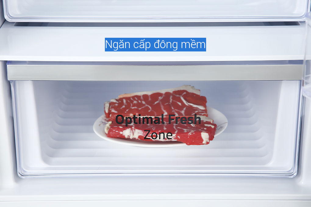 Ngăn đông mềm Optimal Fresh Zone bảo quản lạnh ở nhiệt độ -1 độ C 