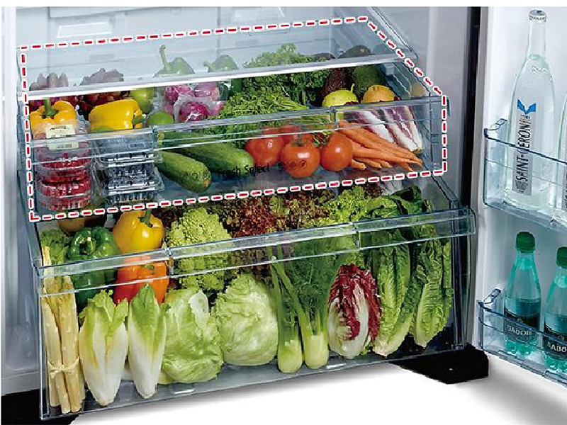 Tủ lạnh Hitachi 450 lít R-FG560PGV8 (GBK) -