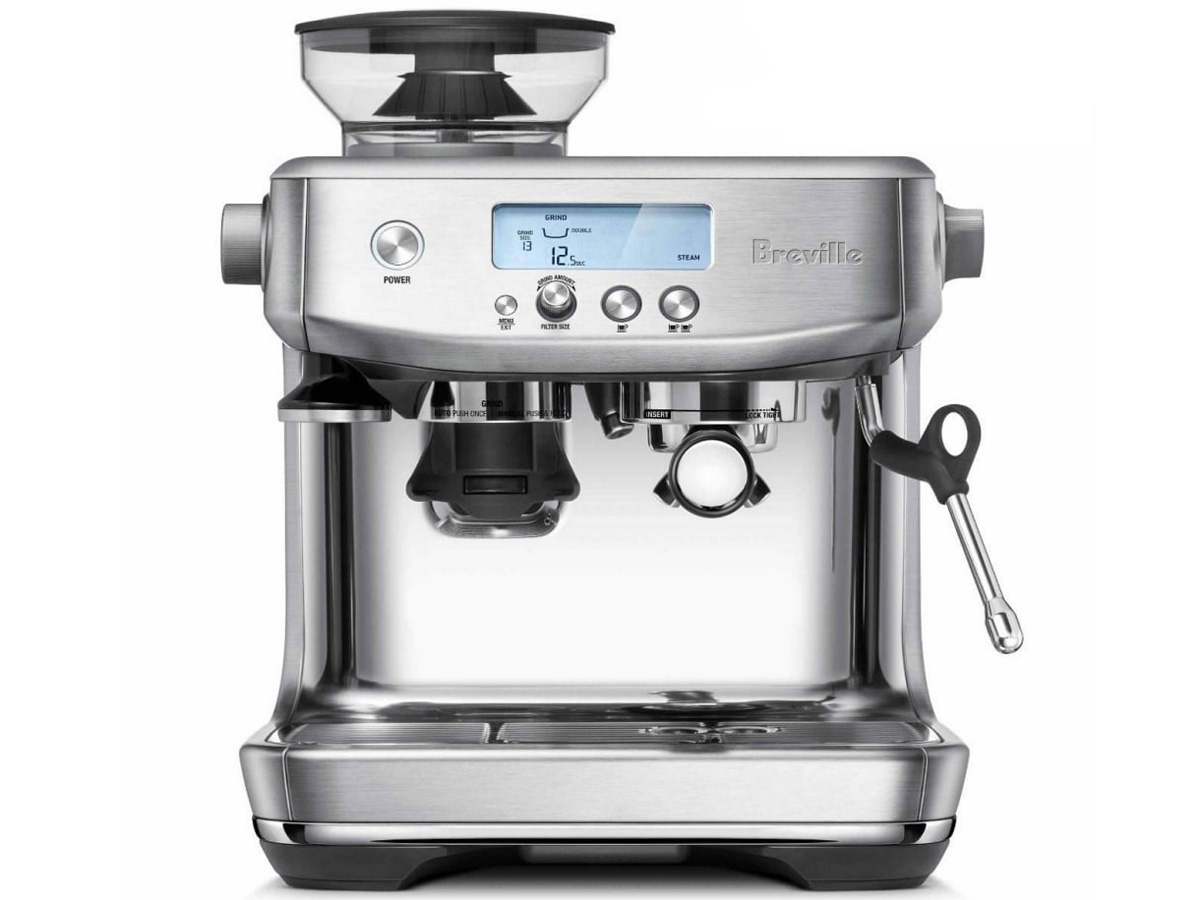 Máy pha cà phê Breville BES878BSS sở hữu nhiều tiện ích thông minh