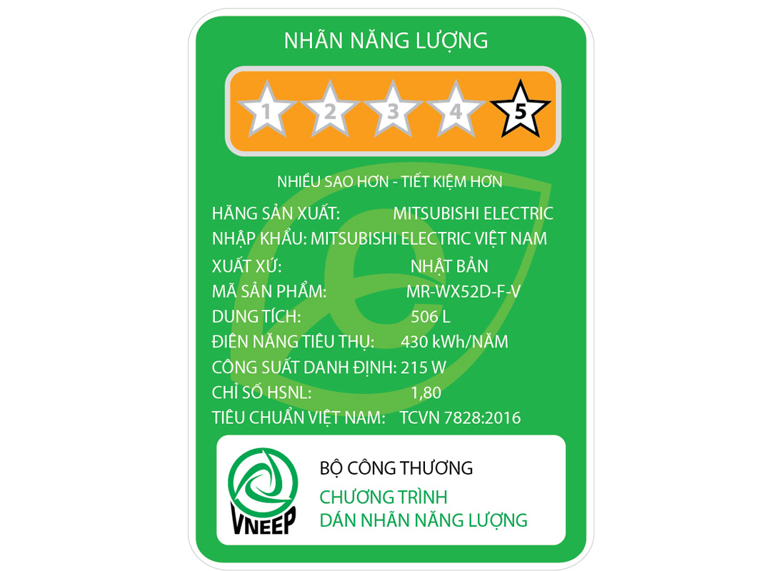 Thông số của tủ lạnh