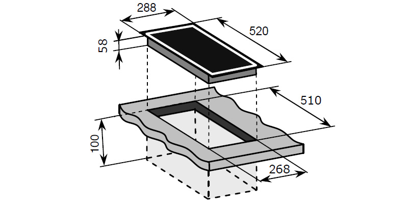 Bếp từ đôi Baumatic BHI305