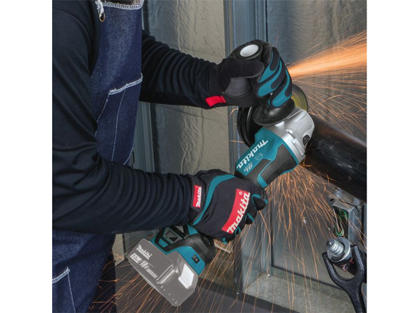 Máy mài góc dùng pin Makita DGA518Z có tay cầm phụ tiện dụng Máy mài góc dùng pin Makita DGA518Z