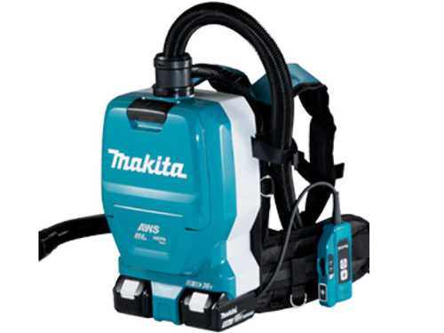 Makita DVC265ZX thiết kế dạng đeo vai Makita DVC265ZX