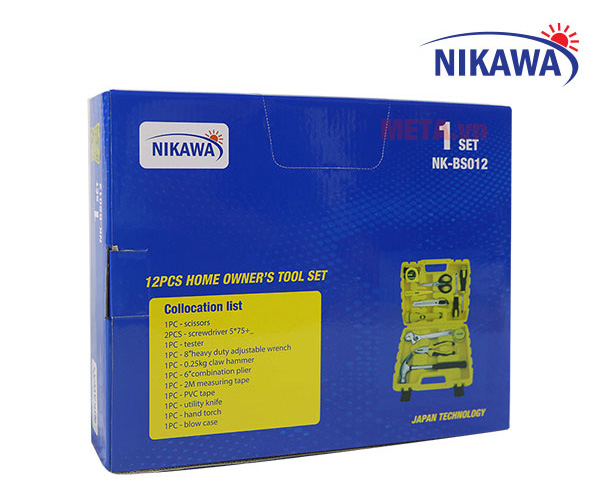 Bộ dụng cụ 12 món Nikawa NK-BS012