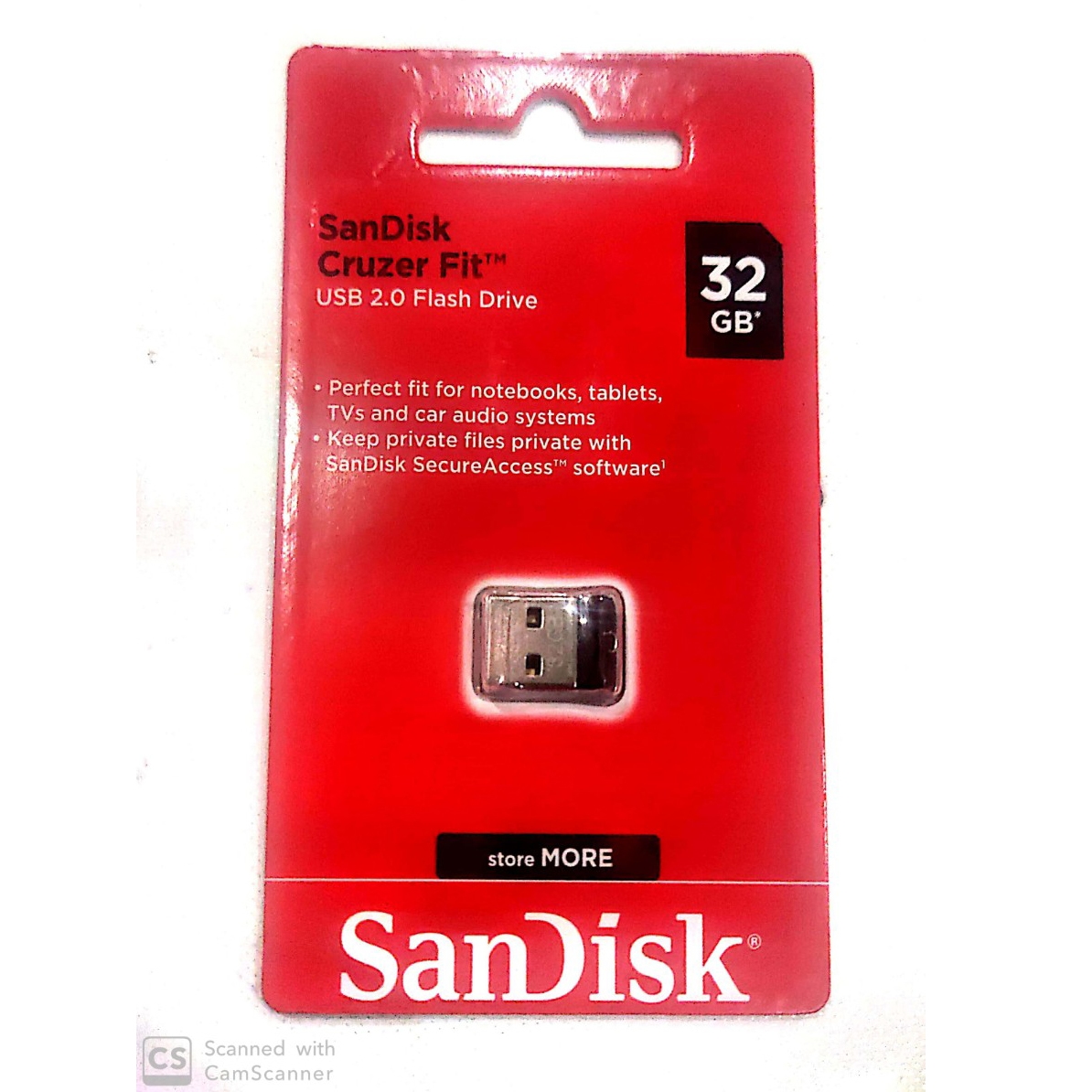 Bộ nhớ ngoài SanDisk 32gb SDCZ33-032G-G35, USB, Cruzer Fit