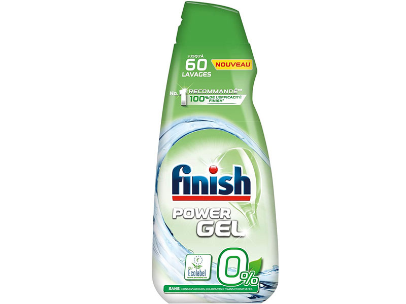 Gel rửa bát Finish Eco 0% 900ml