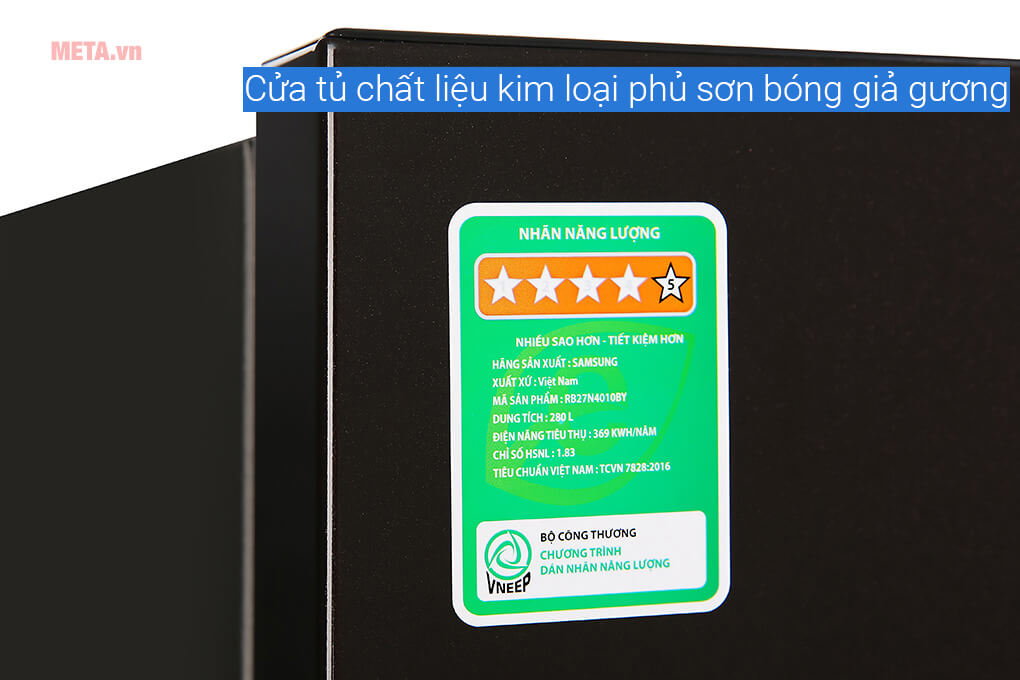Tủ lạnh Samsung Inverter RB27N4010BY/SV 280 lít