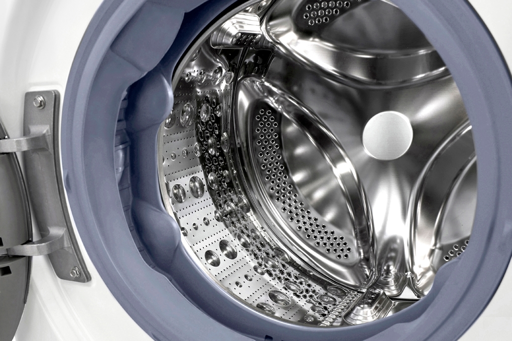 Máy giặt LG FV1409S4W có lồng giặt thép không gỉ