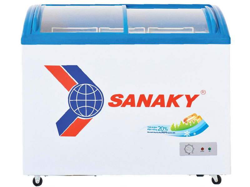 Tủ đông Sanaky VH-6899K (437 lít, 2 cánh kính cong lùa)