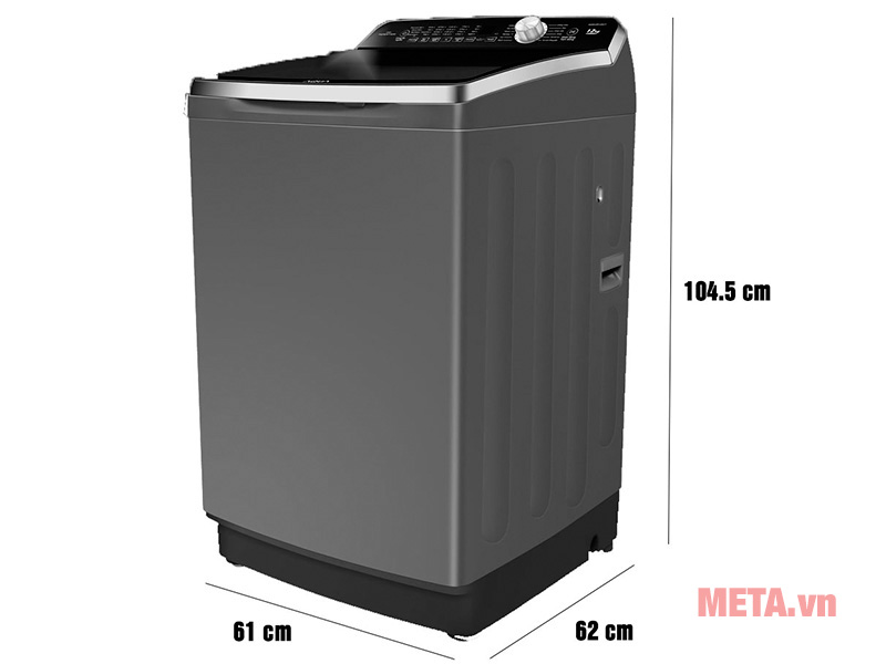 Máy giặt lồng đứng Aqua inverter 12kg AQW-DR120CT(S)