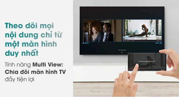 Chế độ chia đôi màn hình tivi mới lạ