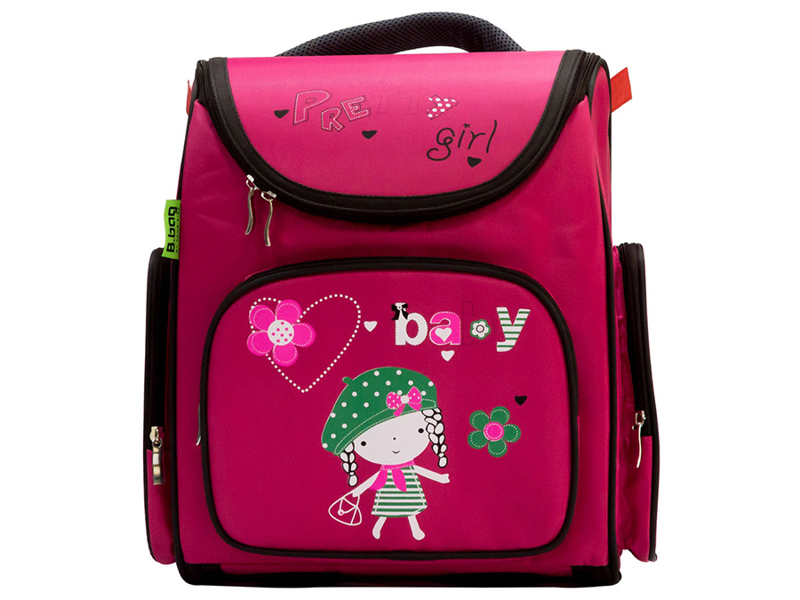 Balo chống gù Bitex Pretty girl B-12-016 (hồng đậm)