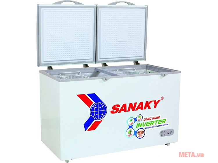 Tủ đông 1 ngăn 2 cánh Inverter Sanaky VH-3699A3 270 lít
