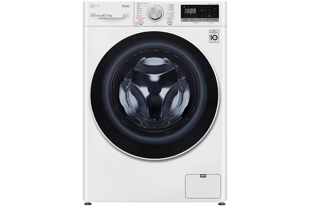 Máy giặt sấy thông minh AI LG Inverter FV1408G4W (giặt 8.5kg, sấy 5kg)